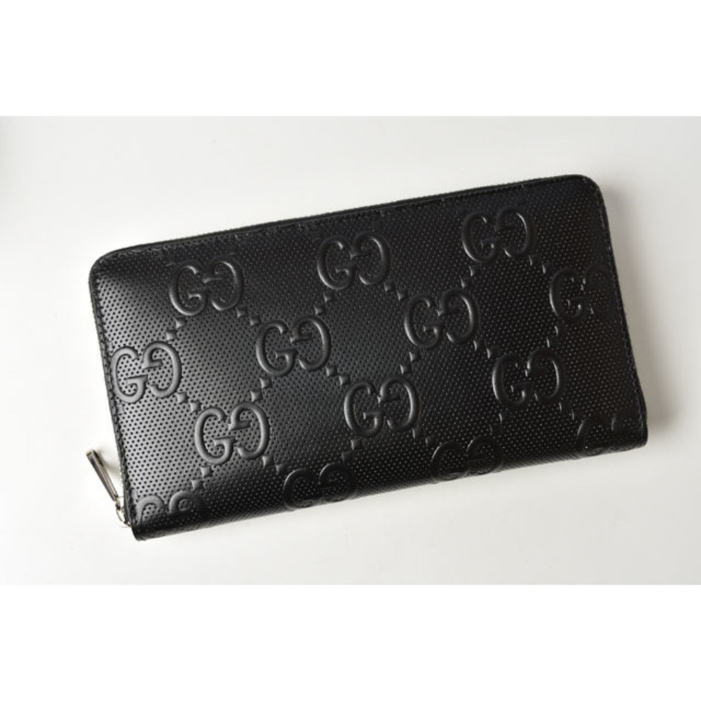 Gucci Wallet Interlocking Mini Wallet Leather Bla… - image 2
